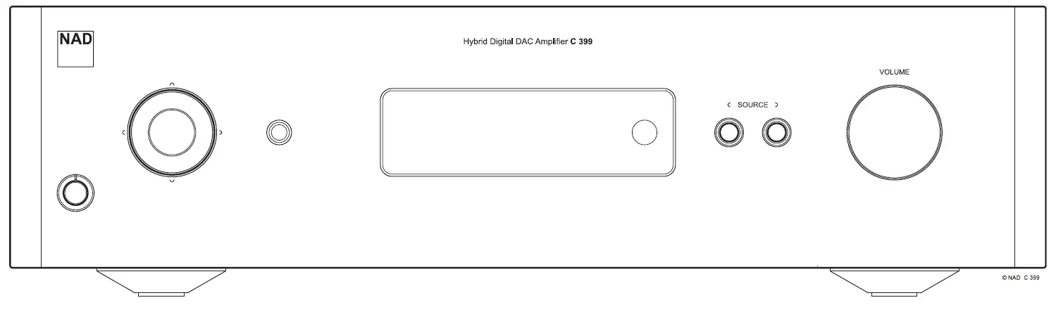 NAD C399 Hybrid Digital DAC Amplifier