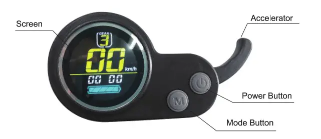 LAOTIE Electric Scoter - Display Manual