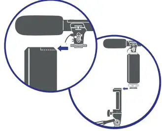 BAUHN APVK-1221 Portable Phone Vlogging Kit User Guide - Using The Condenser Microphone