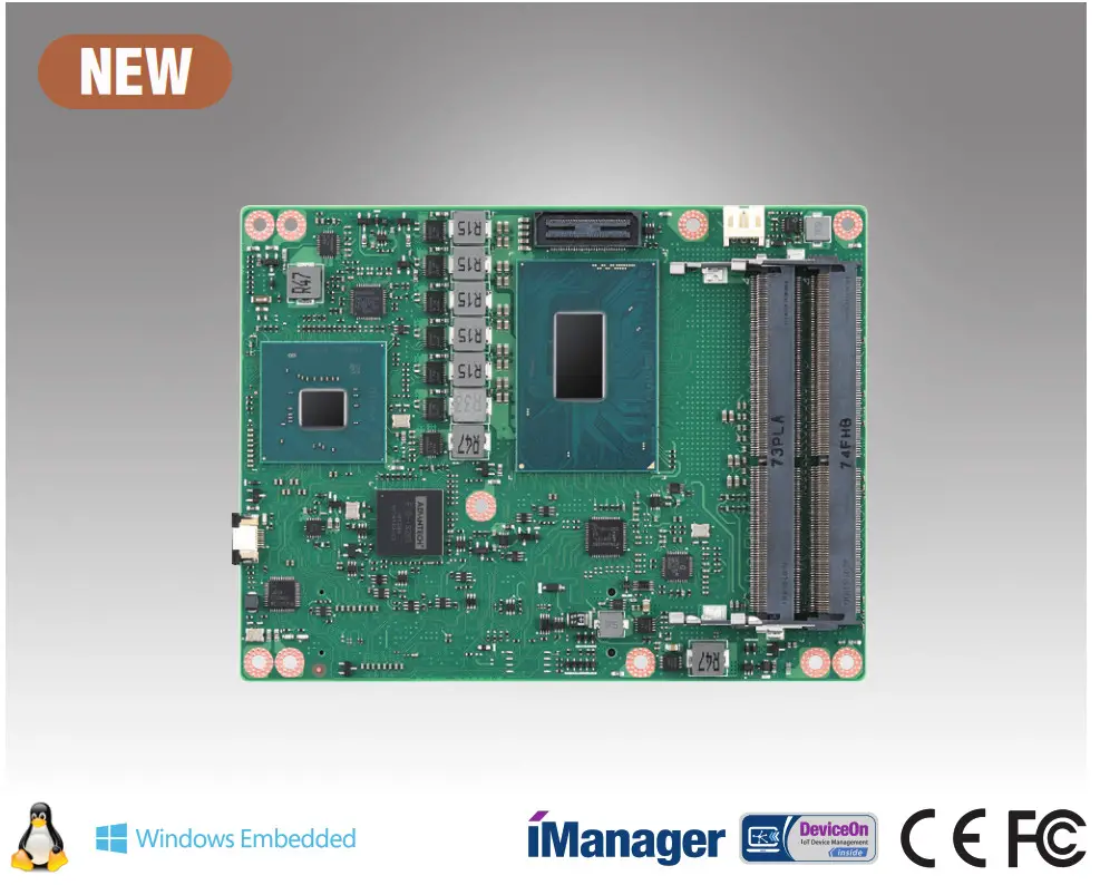 iManager Processors SOM-5899 COM Express Basic Module