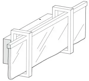 artika VAN MI MB Melted Ice LED Vanity Light