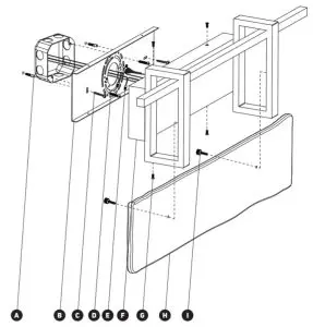 artika VAN MI MB Melted Ice LED Vanity Light - INSTALLATION