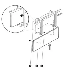 artika VAN MI MB Melted Ice LED Vanity Light - INSTALLATION 3