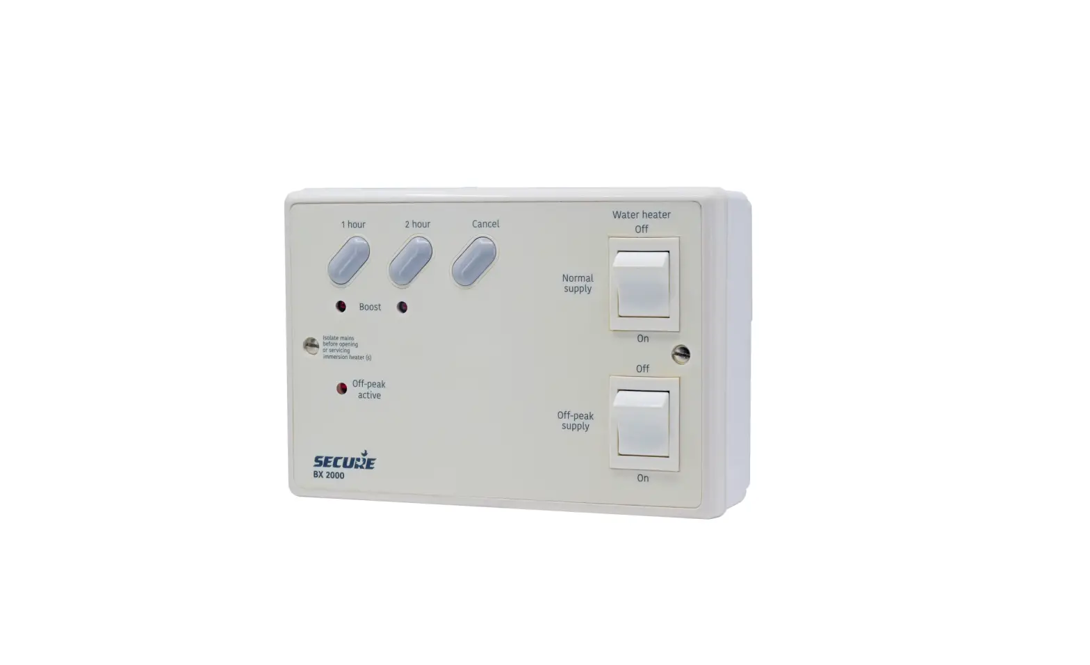 Secure Bx2000 Water Heating Electronic Boost Control Instructions