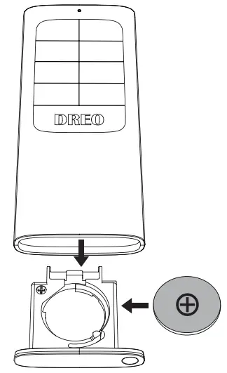 Replacement of Batteries in Remote Control