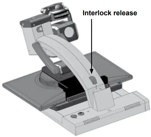 REINECKER mezzo EDU Video Magnifier - Interlock release