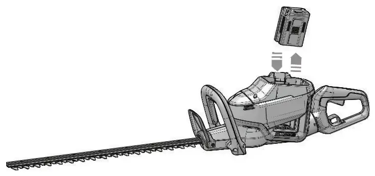 greenworks pro HT60L211 60V Cordless Brushless 26 Inch Hedge Trimmer - BATTERY