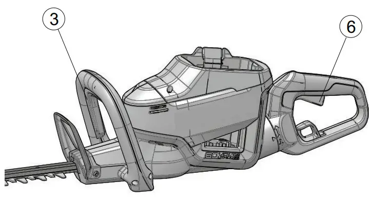 greenworks pro HT60L211 60V Cordless Brushless 26 Inch Hedge Trimmer - MACHINE