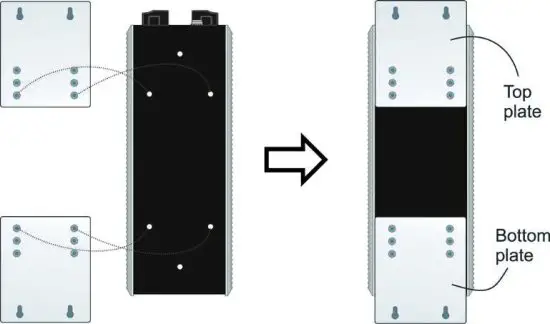 MOXA EDR-810 Series Industrial Secure Router - Wall Mounting