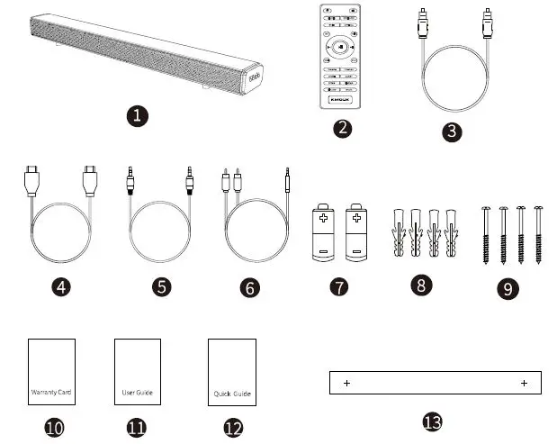 KMOUK KM-HSB003 32 Inch 2.1 Channel Soundbar-2