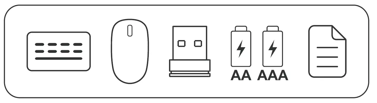 rapoo X3500 Wireless Keyboard and Mouse 1