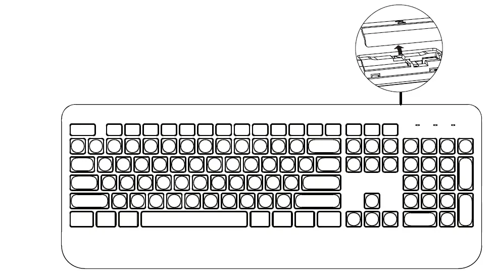 rapoo X3500 Wireless Keyboard and Mouse 3