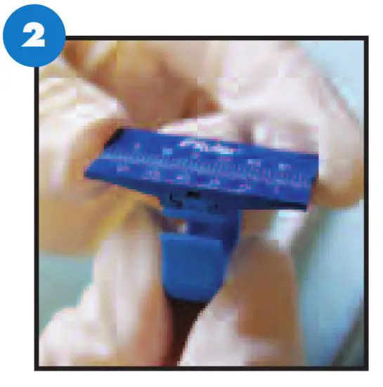 e-Ruler Endodontic File Measuring Ruler - Slide