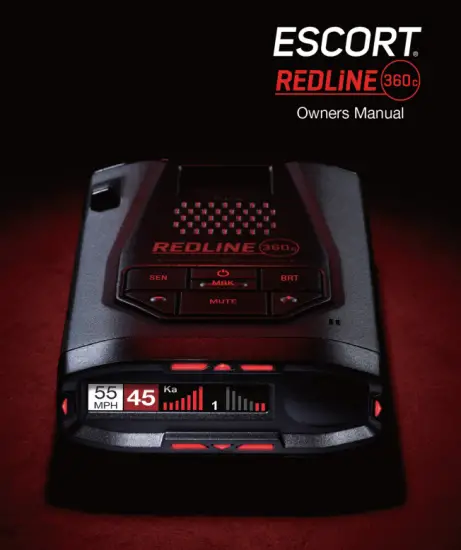 ESCORT RedLine 360c