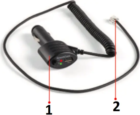 ESCORT RedLine 360c - USING SMARTCORD USB