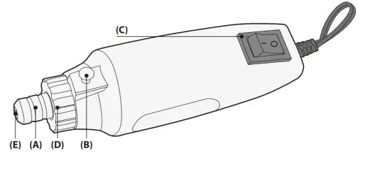 HANDY 10368 Electric Drill Grinder Polsiher Set . - fig