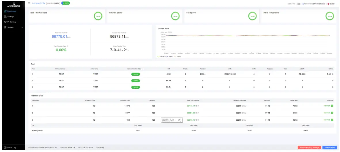 ANTMINER S19a Server Bitcoin Miner -fig9