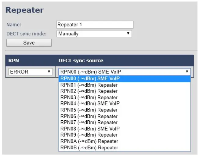 Select the base station