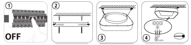 SOLIGHT W0769-G LED Ceiling Light 2