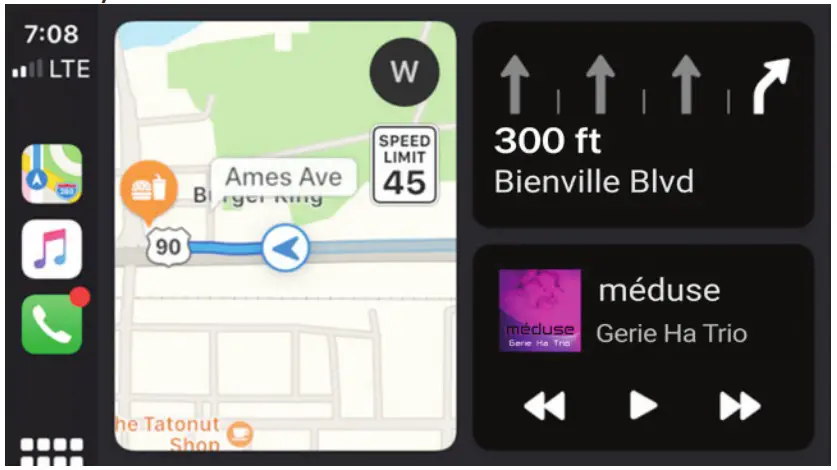 Norauto 2259092 Multimedia System 2din Large 10 External Display - APPLE CARPLA
