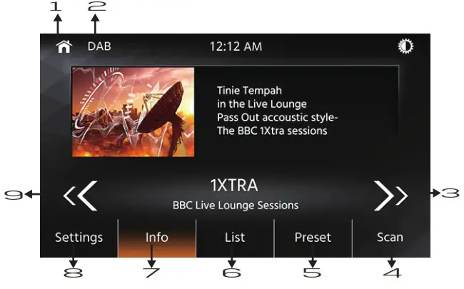 Norauto 2259092 Multimedia System 2din Large 10 External Display - OPERATION