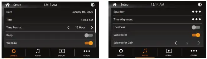 Norauto 2259092 Multimedia System 2din Large 10 External Display - Setup