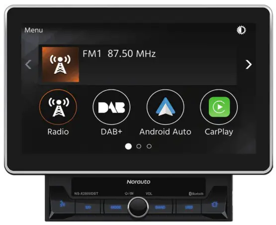 Norauto 2259092 Multimedia System 2din Large 10 External Display - cover