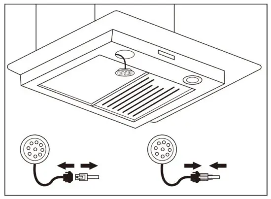 COSMO 63ISS Series Island Range Hood - Replacement