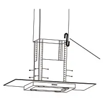 COSMO 63ISS Series Island Range Hood - tightenned