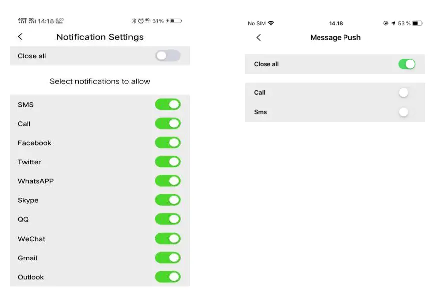 Calling and message reminder