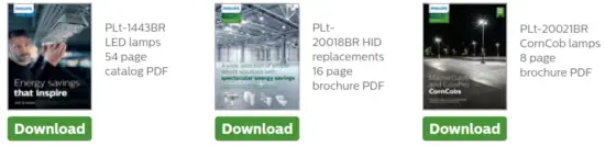 PHILIPS 20033BN LED Lamps and Tubes - Brochures