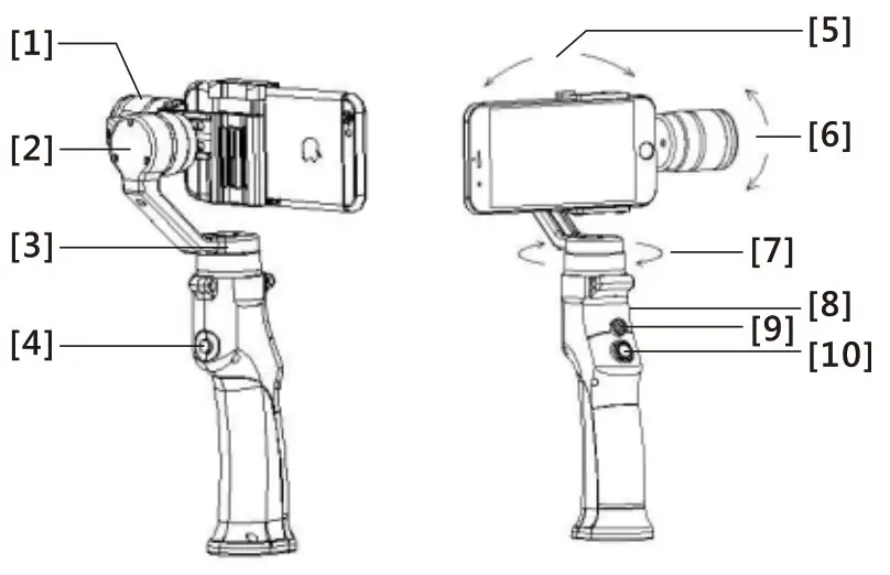 BEYONDSKY Intelligent Handheld Gimbal for Smartphone- At a Glance