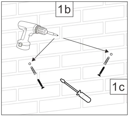 ELLO ALLO EVM-S-F-B20 Bathroom Mirror User Manual INSTALLATION