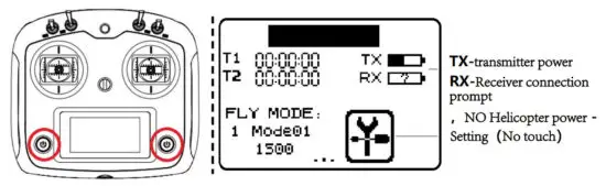 FLY WING Bell 206 Scale Helicopter - transmitter