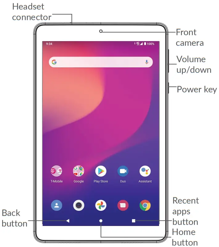 Alcatel Joy Tab 2 Budget LTE Tablet - FIG 1