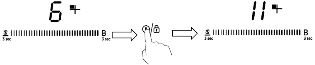 Hoover HTPS64MCTTWIFI H HOB 500 INDUCTION - touch point 7