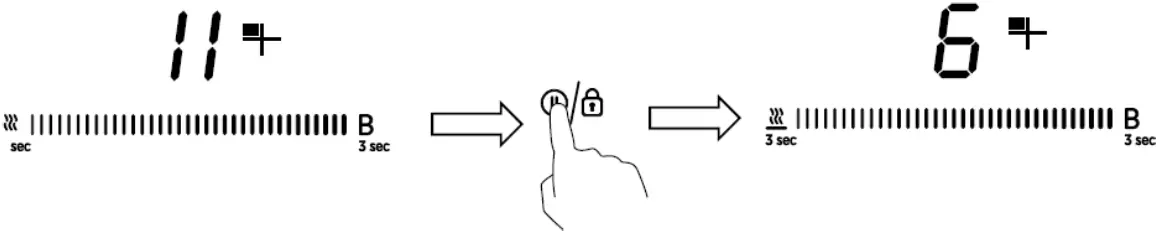 Hoover HTPS64MCTTWIFI H HOB 500 INDUCTION - touch point 8