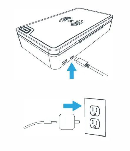 bekey AT1502 Atomi Cell Phone UV Sanitizer fig 1
