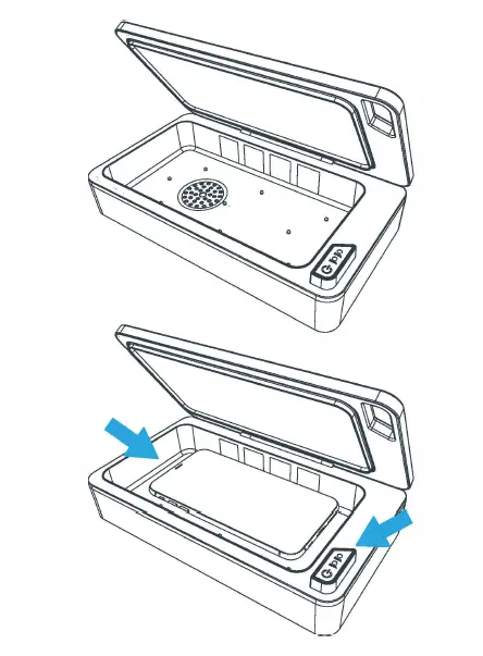 bekey AT1502 Atomi Cell Phone UV Sanitizer fig 2