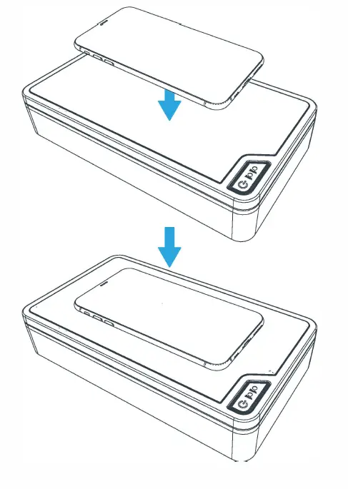 bekey AT1502 Atomi Cell Phone UV Sanitizer fig 3