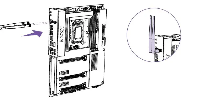 NZXT N7 Z690 ATX MOTHERBOARD 29