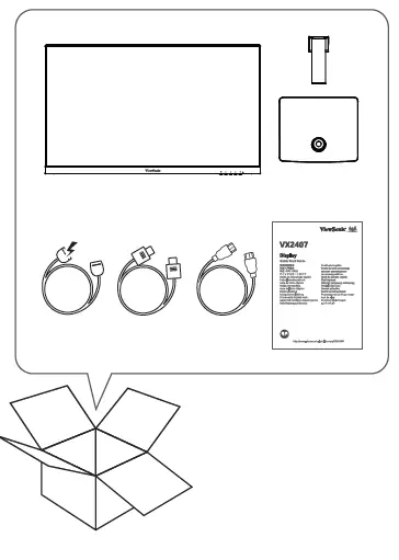 ViewSonic VX2407 24 Inch FHD IPS Gaming Monitor 1