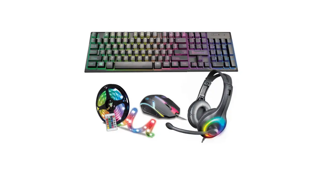 Sm Tek Group Gbw2 4-in-1 Combo Led Gaming Kit User Manual