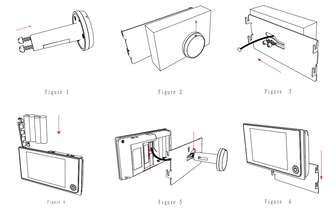 sharperimage SF520 Digital Door Viewer - Figure 1