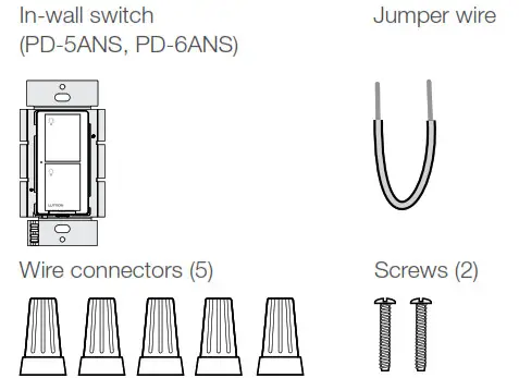 Cas ta Wireless in-wall switch -Contents