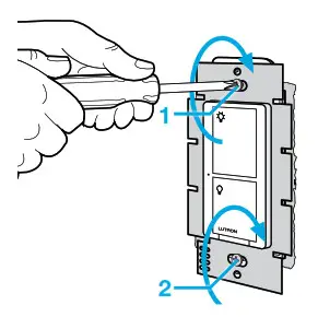 Cas ta Wireless in-wall switch - Mount the switch