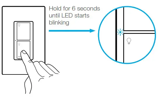 Cas ta Wireless in-wall switch - remote control