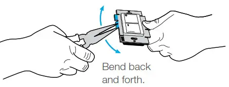 Cas ta Wireless in-wall switch -side sections