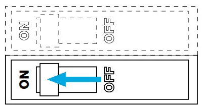 Cas ta Wireless in-wall switch - urn power on