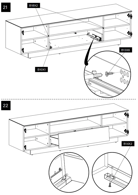 SONOROUS LB 1530 Modern Wood TV Stand - fig12